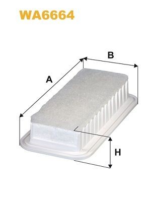 WIX FILTERS WA6664: Õhufilter