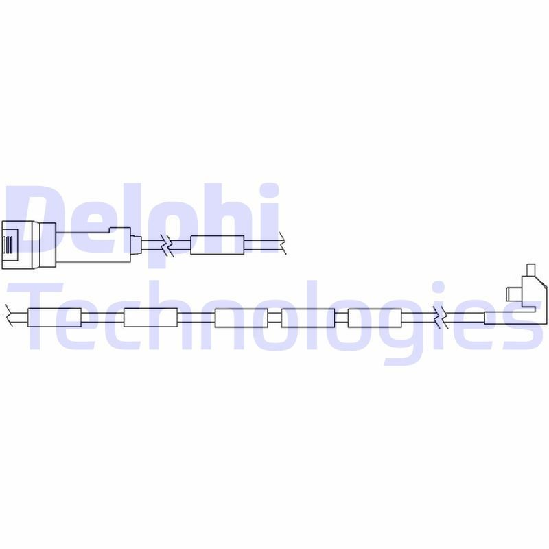 DELPHI LZ0107: Hoiatuskontakt, piduriklotside kulumine