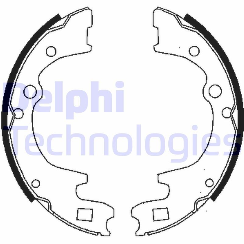 DELPHI LS1835: Piduriklotside komplekt