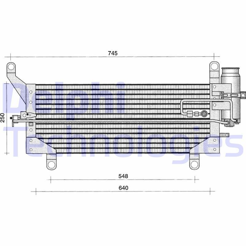 DELPHI TSP0225189: Kondensaator, kliimaseade 20mm