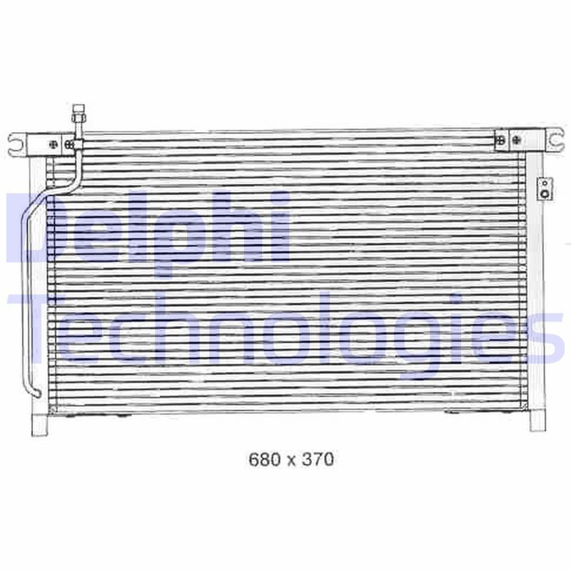DELPHI TSP0225274: Kondensaator, kliimaseade 20mm