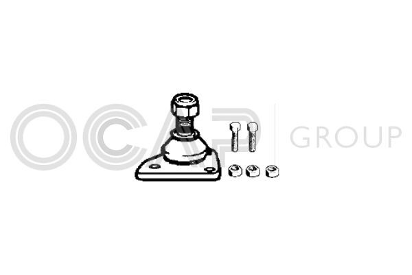 OCAP 0480015: Rotule de suspension Essieu avant droit, inférieur
