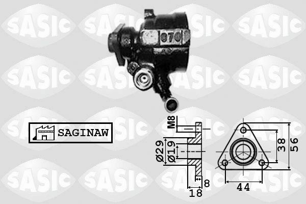 SASIC 7076005: Roolivõimu pump