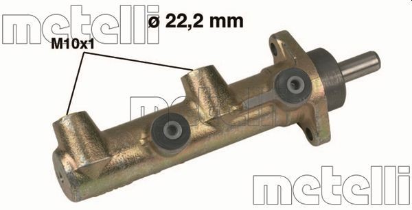METELLI 05-0238: Pagrindinis cilindras, stabdžiai