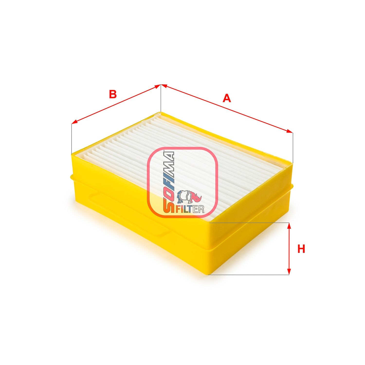 SOFIMA S 3066 C: Filtru, aer habitaclu Filtru de particule
