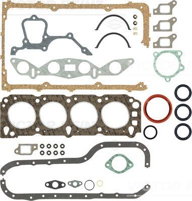 REINZ 01-25540-02: Set garnituri motor cu simering arbore cotit, cu simering supapa