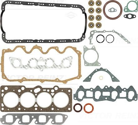 REINZ 01-27335-02: Set garnituri motor cu simering arbore cotit, cu simering supapa