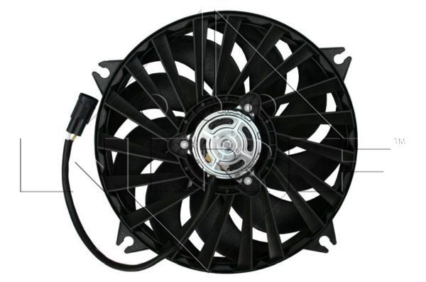 NRF 47355: Ventilator, radiator 385mm, fara rama aerisire radiator