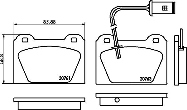 MINTEX MDB1194: Plăcuțe de frână
