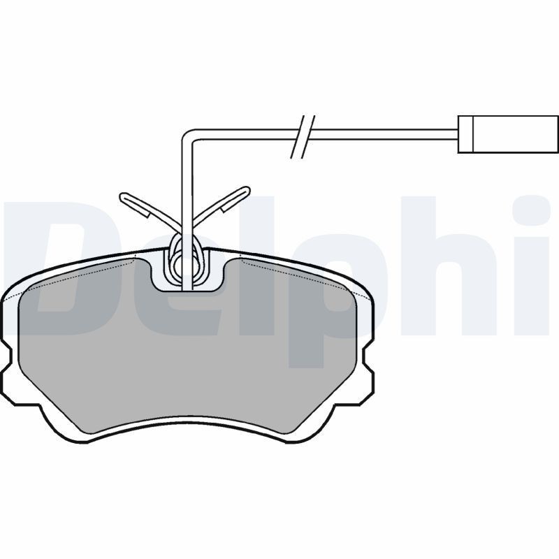 DELPHI LP900: Piduriklotsid ilma lisavarustuseta