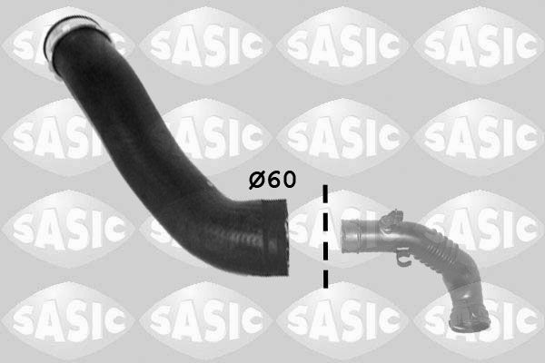 SASIC 3336027: Kompressoriõhuvoolik Kompressoriõhu radiaator, Väljapääs