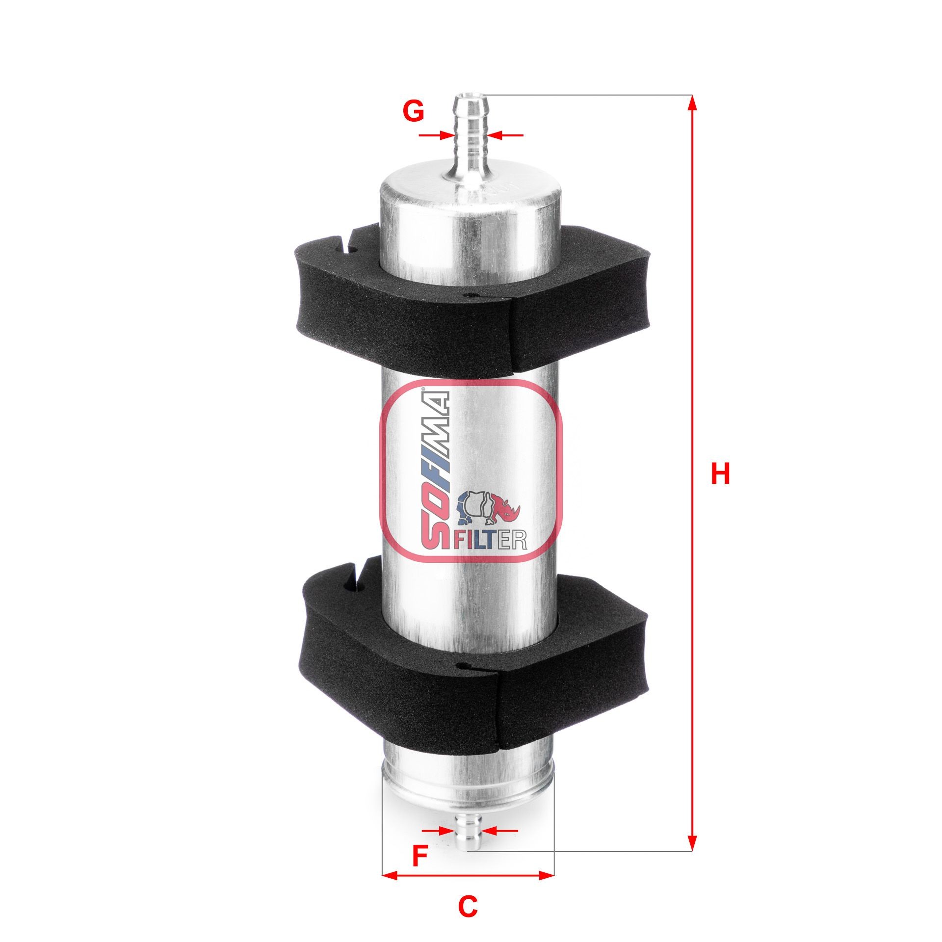 SOFIMA S 1950 B: Filtru combustibil