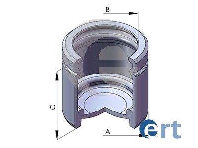 ERT 150566-C: Píst, brzdový třmen přední osa