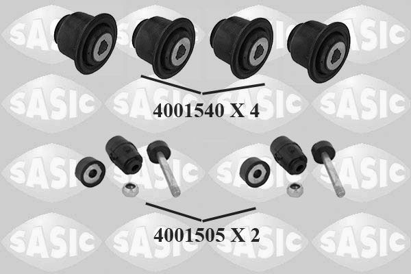 SASIC 7964003S: Kit riparazione, Sospensione ruota Assale anteriore bilaterale, senza kit bulloni/viti