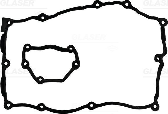 GLASER V37110-00: Tihendikomplekt, klapikaan ACM((Polyacryl-Kautschuk)