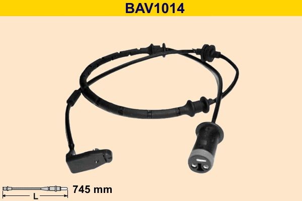 Barum BAV1014: Senzor de avertizare, uzura placute de frana