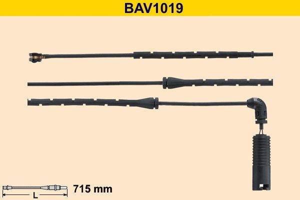 Barum BAV1019: Témoin d'usure de plaquette de frein