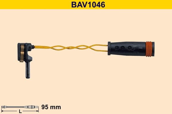 Barum BAV1046: Hoiatuskontakt, piduriklotsi kulumine