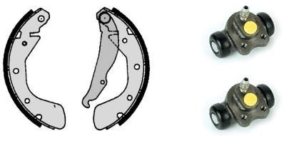 BREMBO H 15 002: Set saboti frana STANDARD KIT