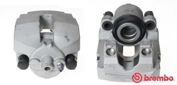 BREMBO F 06 186: Bremžu suports ESSENTIAL LINE aiz tilta, Aizm. tilts kreisajā pusē