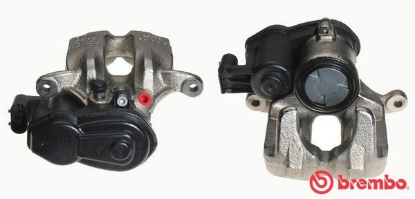BREMBO F 06 209: Bremžu suports ESSENTIAL LINE - With EPB aiz tilta, Aizm. tilts labajā pusē