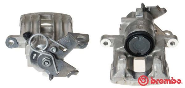 BREMBO F 23 096: Brzdový strmeň ESSENTIAL LINE pred napravou, vlavo na zadnej naprave