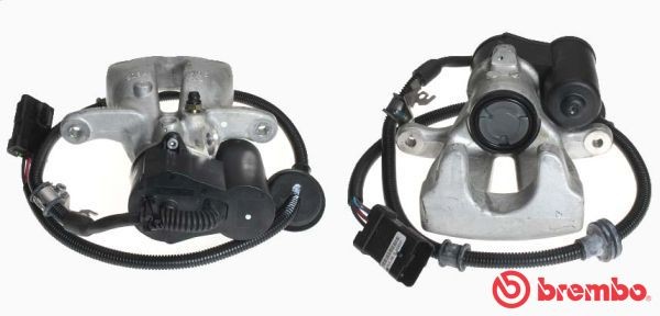 BREMBO F 23 169: Etrier de frână ESSENTIAL LINE - With EPB in fata osiei, Axa spate dreapta