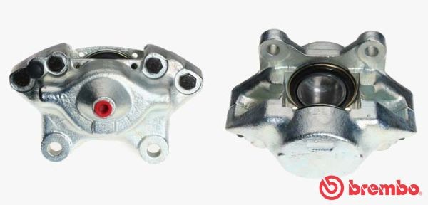 BREMBO F 24 001: Etrier de frână ESSENTIAL LINE in spatele puntii, Axa fata dreapta
