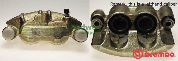 BREMBO F 24 035: Bremžu suports ESSENTIAL LINE aiz tilta, Priekšējais tilts pa labi