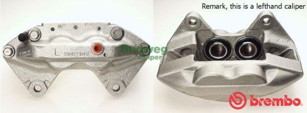 BREMBO F 83 127: Etrier de frână ESSENTIAL LINE in fata osiei, Axa fata dreapta