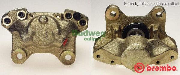 BREMBO F 86 043: Etrier de frână ESSENTIAL LINE in spatele puntii, Axa spate dreapta