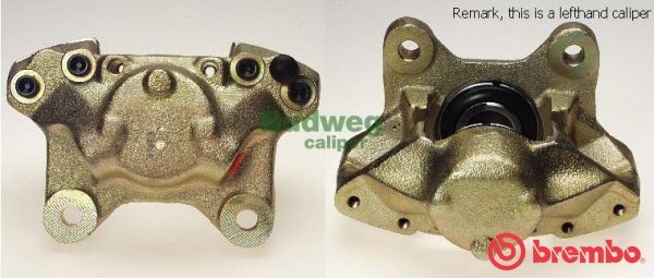 BREMBO F 86 045: Etrier de frână ESSENTIAL LINE in spatele puntii, Axa spate dreapta