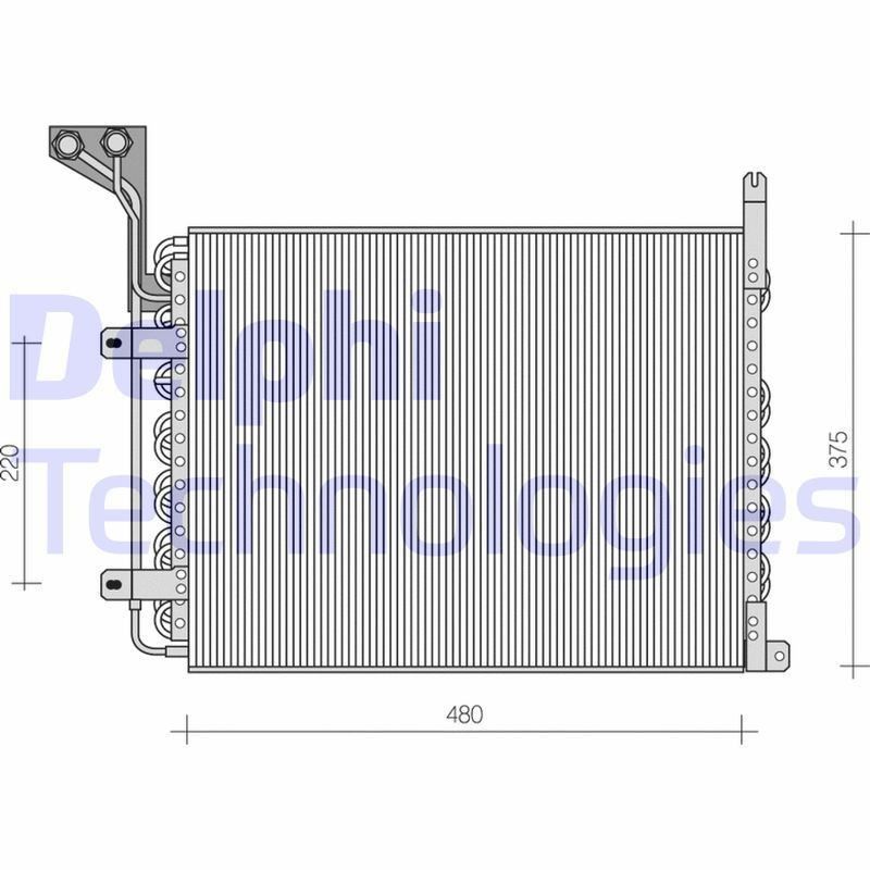 DELPHI TSP0225082: Kondensaator, kliimaseade 32mm