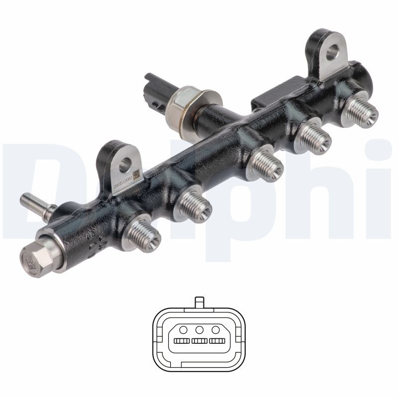 DELPHI 28285170: Conducta de inalta presiune, inst. de injectie