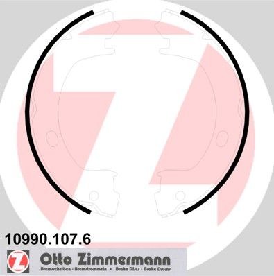 ZIMMERMANN 10990.107.6: Bremžu loku kompl., Stāvbremze Foto atbilst piegādes apjomam