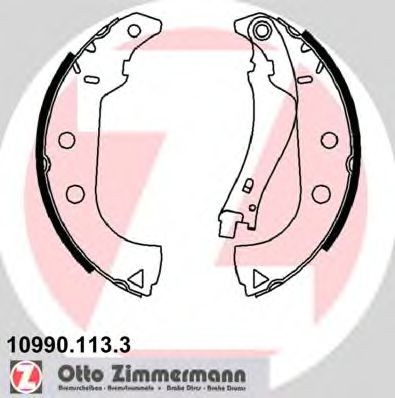 ZIMMERMANN 10990.113.3: Piduriklotside komplekt ilma lisavarustuseta