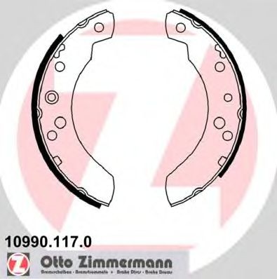 ZIMMERMANN 10990.117.0: Piduriklotside komplekt ilma lisavarustuseta