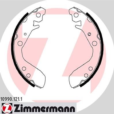 ZIMMERMANN 10990.121.1: Set saboti frana Fotografia corespunde volumului livrării