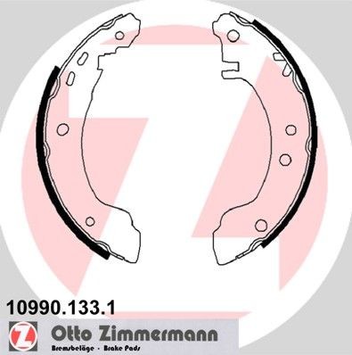 ZIMMERMANN 10990.133.1: Set saboti frana fara accesorii