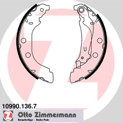 ZIMMERMANN 10990.136.7: Piduriklotside komplekt ilma lisavarustuseta, koos kangiga