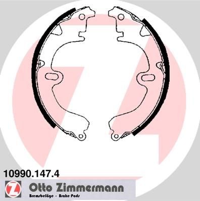 ZIMMERMANN 10990.147.4: Piduriklotside komplekt Foto vastab tarnekomplektile