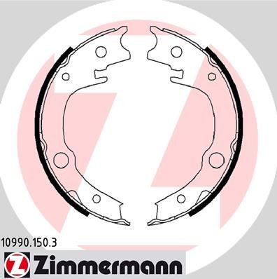 ZIMMERMANN 10990.150.3: Handbromsbackar Fotot motsvarar leveransomfattningen