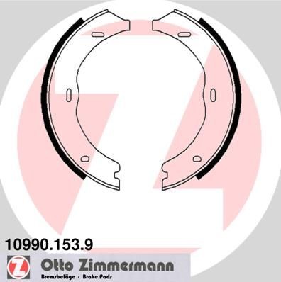 ZIMMERMANN 10990.153.9: Bremsbackensatz, Feststellbremse Foto entspricht Lieferumfang