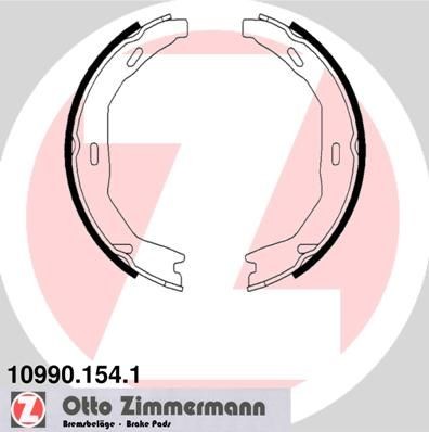 ZIMMERMANN 10990.154.1: Set saboti frana, frana de mana fara arc, Fotografia corespunde volumului livrării