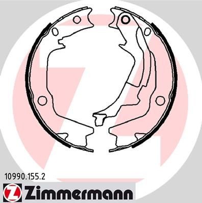 ZIMMERMANN 10990.155.2: Piduriklotside komplekt, seisupidur Foto vastab tarnekomplektile