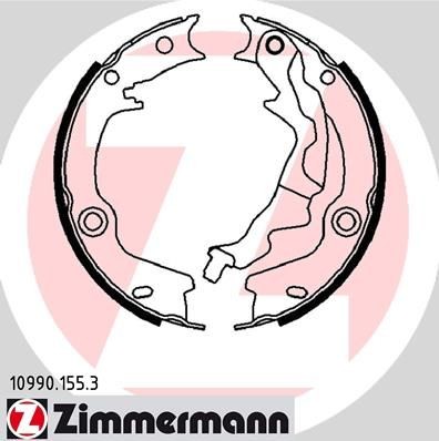 ZIMMERMANN 10990.155.3: Piduriklotside komplekt, seisupidur Foto vastab tarnekomplektile