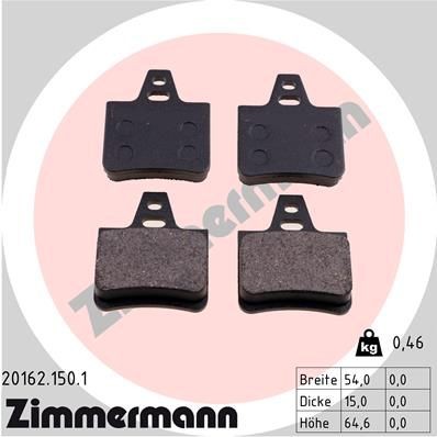 ZIMMERMANN 20162.150.1: Piduriklotsid