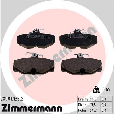 ZIMMERMANN 20981.135.2: Bremžu kluči Foto atbilst piegādes apjomam