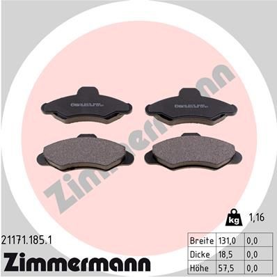 ZIMMERMANN 21171.185.1: Bremžu kluči Foto atbilst piegādes apjomam