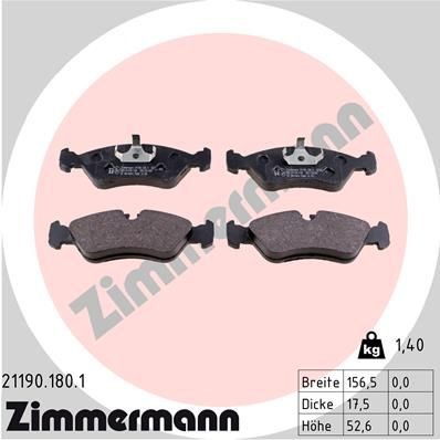 ZIMMERMANN 21190.180.1: Bremžu kluči Foto atbilst piegādes apjomam